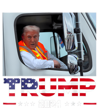 Donald Trump Rides In Garbage Truck Garment-Dyed Heavyweight T-Shirt