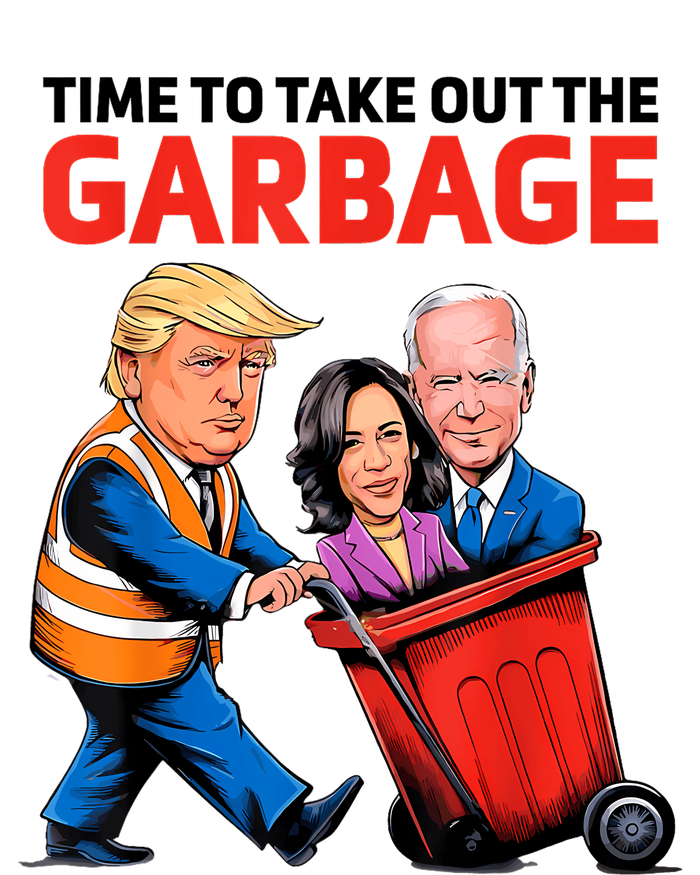 Funny Garbage For Trump 2024 Time To Take Out The Garbage Performance Sprint T-Shirt