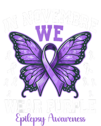 In November We Wear Purple Epilepsy Awareness Month Ribbon Mousepad