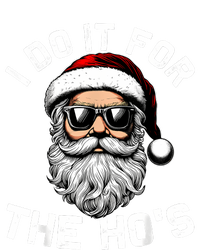 I Do It For The Hos Funny Inappropriate Christmas Santa Face T-Shirt