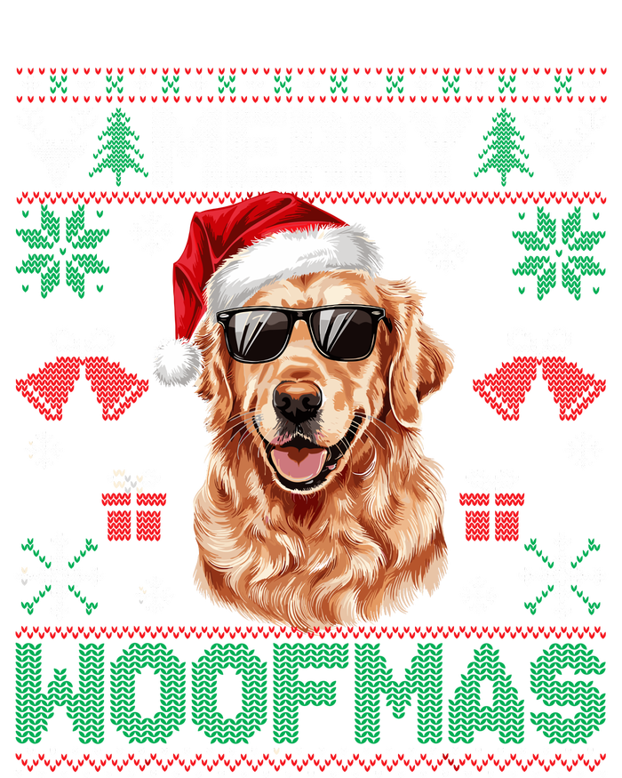 Golden Retrievers Merry Christmas Woofmas Dog Lover Mom Dad T-Shirt