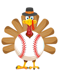 Baseball Turkey Thanksgiving Boy Mom T-Shirt