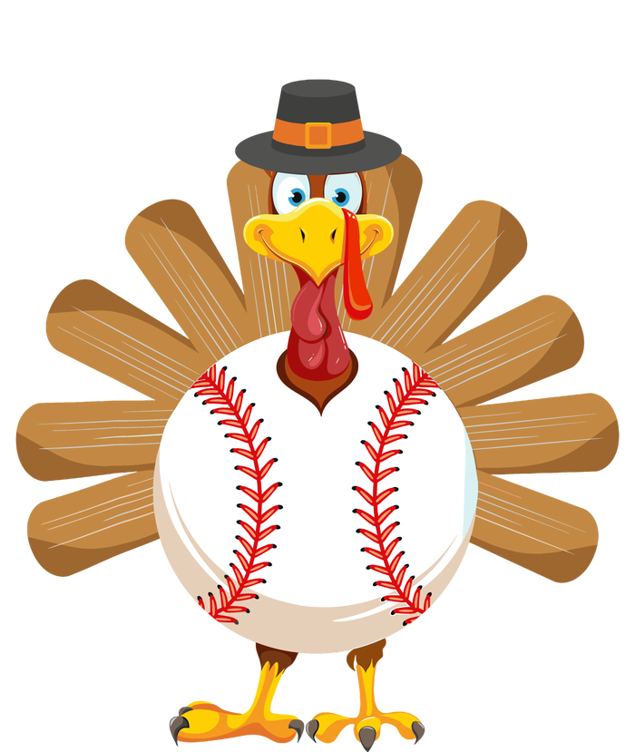 Baseball Turkey Thanksgiving Boy Mom T-Shirt