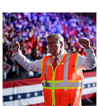 President Trump Garbage Truck Worker Vest Maga 2025 T-Shirt