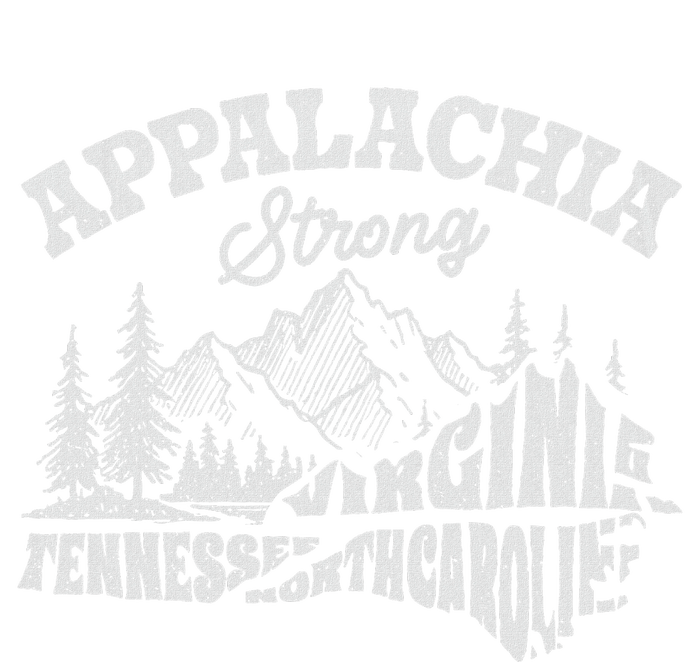 Appalachia Strong Mountain Outdoors Hiking Nc Design Women's Tri-Blend 3/4-Sleeve Raglan Shirt