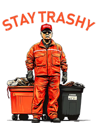 Vote Trump Garbage Man Stay Trashy 2024 Election President V-Neck T-Shirt