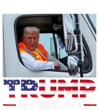 Donald Trump Rides In Garbage Truck Full-Length Apron With Pockets