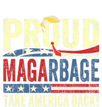 Proud Maga Garbage Proud To Be Garbage Trump Supporters Flat Bill Trucker Hat