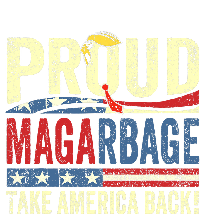 Proud Maga Garbage Proud To Be Garbage Trump Supporters Flat Bill Trucker Hat