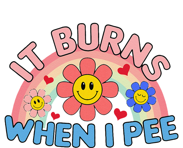 Oddly Specific Meme It Burns When I Pee Inappropriate Adult Sustainable Beanie