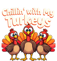 Thanksgiving Family Chillin With My Turkeys Cooling Performance Crew T-Shirt