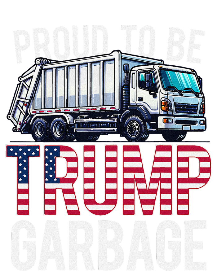 Proud To Be Trump Garbage American Flag T-Shirt