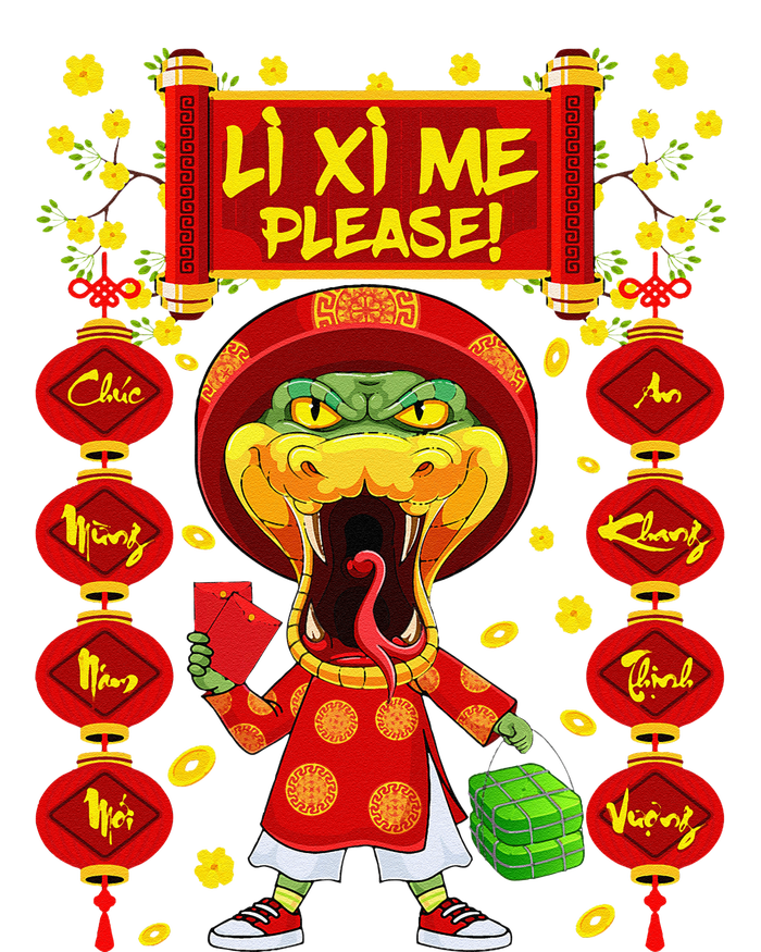 Li Xi Me Please Xuan At Ty Happy Tet Chuc Mung Nam Moi 2025 T-Shirt