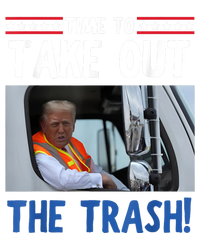 Time To Take Out The Trash Funny Trump Garbage Truck Wool Snapback Cap