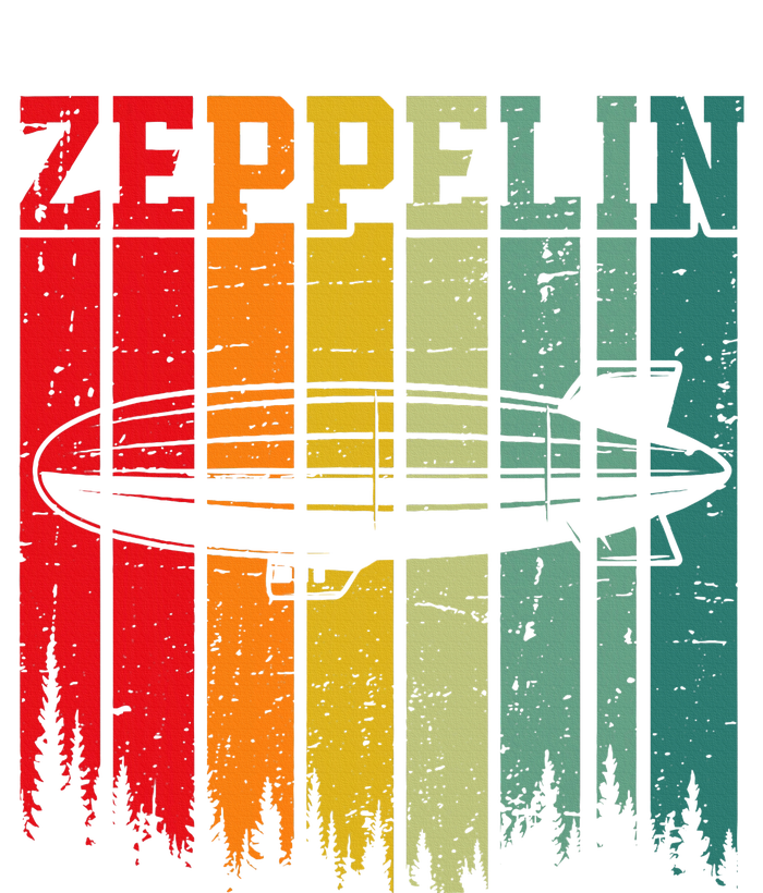 Zeppelin 70s 80s Dirigible Airship Zepelin Zepplin Women's T-Shirt