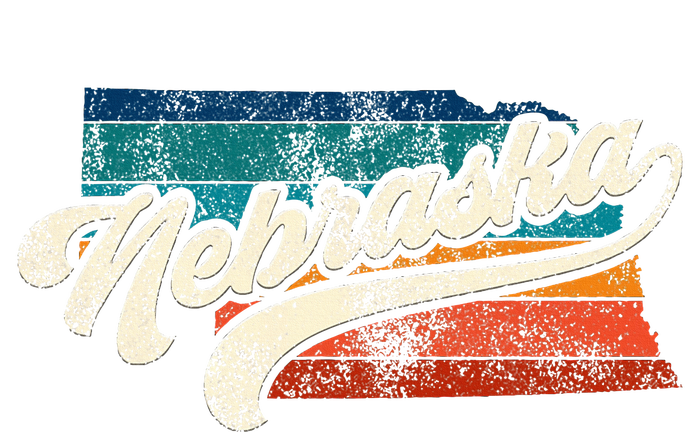 Sunset Vintage Retro Nebraska Home State Ne 70s 80s Style T-Shirt