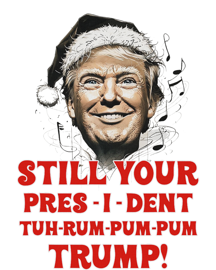 Funny Christmas President Trump Pajamas Ugly Christmas T-Shirt