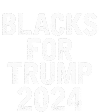 Pro Blacks For Trump 2024 Baby Long Sleeve Bodysuit