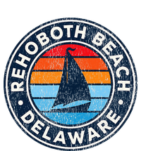 Rehoboth Beach Delaware De Vintage Sailboat Retro 70s Premium Hoodie