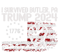 Trump I Survived Trump Rally Butler Pa Shooting Ear Zip Tote Bag