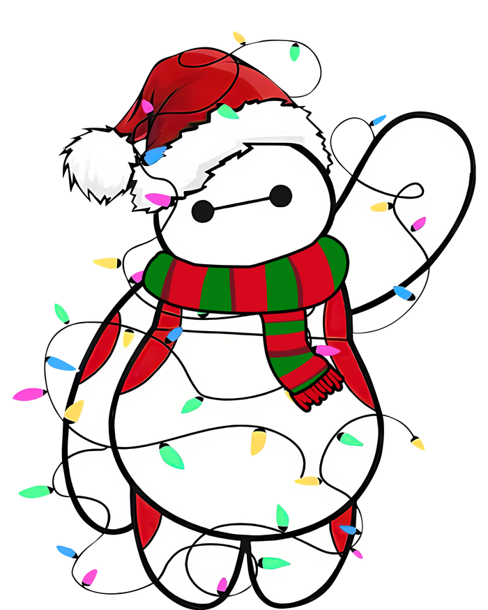 Santa Baymax Christmas Lights Baymax Christmas Baymax Xmas L Tie-Dye Long Sleeve Shirt