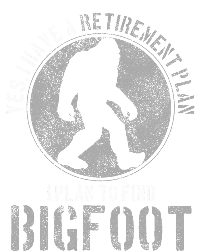 Bigfoot Retirement Plan Funny Retired Sasquatch Hunter Gift T-Shirt