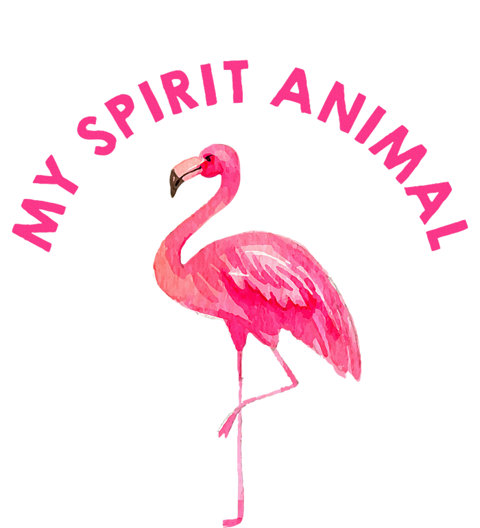 Flamingo Spirit Animal Cute Flamingo Lover Kids Tie-Dye T-Shirt