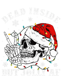 Christmas Skeleton Dead Inside But Jolly Af Christmas T-Shirt