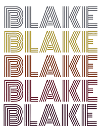 Graphic 365 First Name Blake Retro Pattern Vintage Style T-Shirt