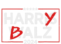 Funny Harris Walz 24 Harry Balz 2024 Meme Democratics Vote Women's V-Neck T-Shirt