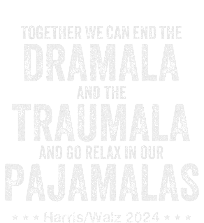 Together We Can End The Dramala And The Traumala Performance Long Sleeve Polo