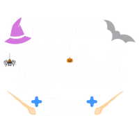 S Resting Witch Face Broomstick Cute Spooky Party Gift Sweatshirt