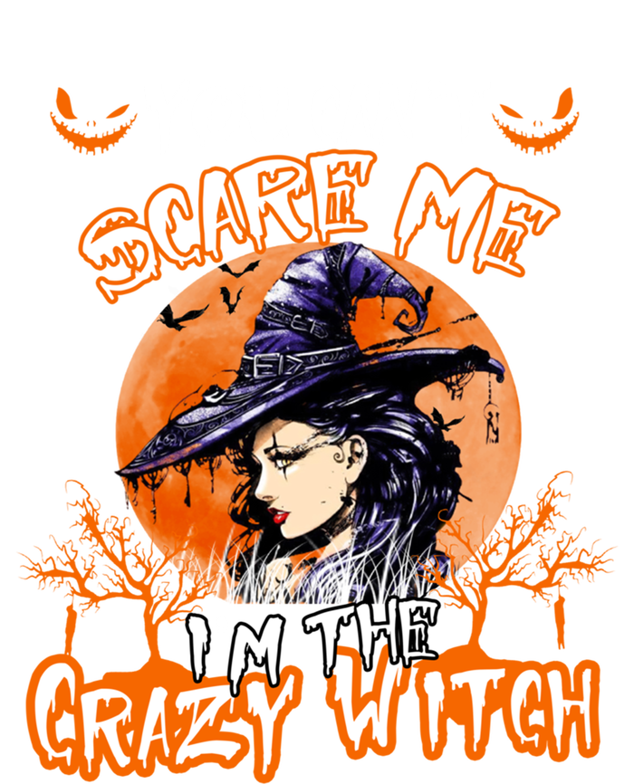 You CanT Scare Me IM The Crazy Witch Moon Witch Bat Gift Mousepad