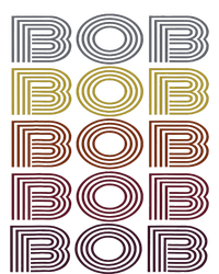 Graphic 365 First Name Bob Retro Pattern Vintage Style T-Shirt