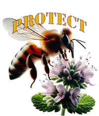 Honey Bee On Mint. Protect! Long Sleeve Shirt