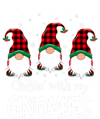 Chillin With My Gnomies Buffalo Red Plaid Christmas Gnome Tall Sweatshirt