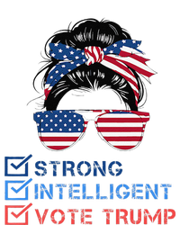 Strong Intelligent Women For Trump Girl Maga Checklist Softstyle Adult Sport Polo