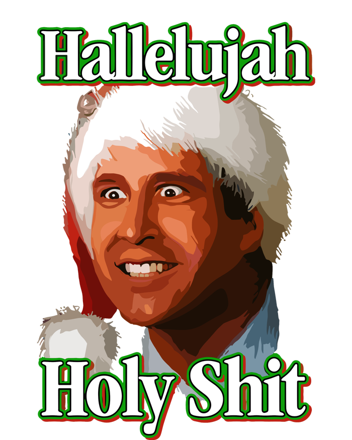 Merry Christmas Hallelujah Holy Shit 2024 T-Shirt