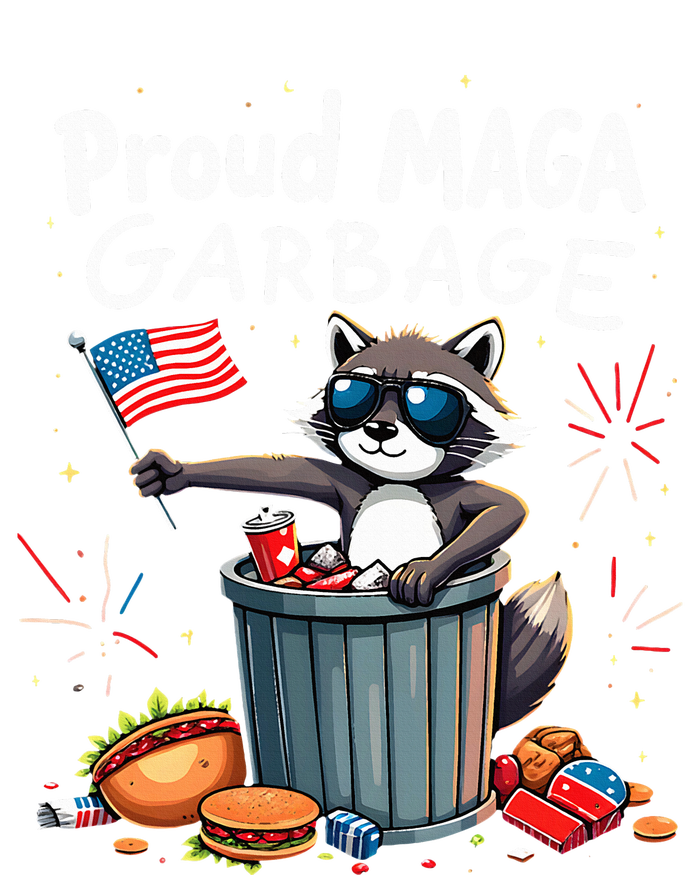 Proud Maga Garbage Raccoon Political Statement Long Sleeve Pajama Set