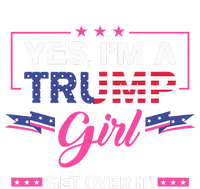 Yes IM A Trump Girl Get Over It Trump 2024 Election Gifts Youth Performance Sprint T-Shirt