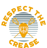 Respect The Crease Lacrosse Goalie Women's Crop Top Tee