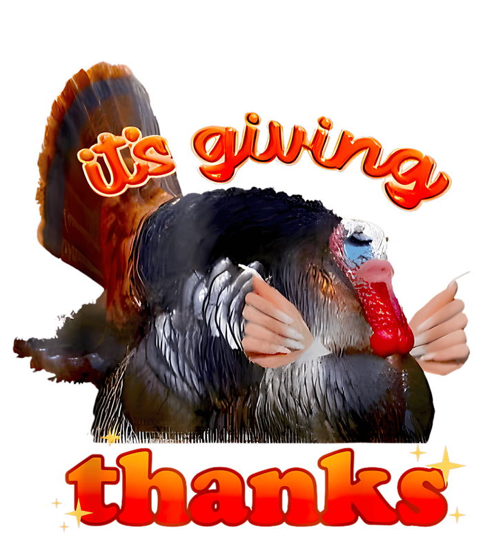 It’S Giving Thanks Turkey Thanksgiving Tall Fusion ChromaSoft Performance T-Shirt