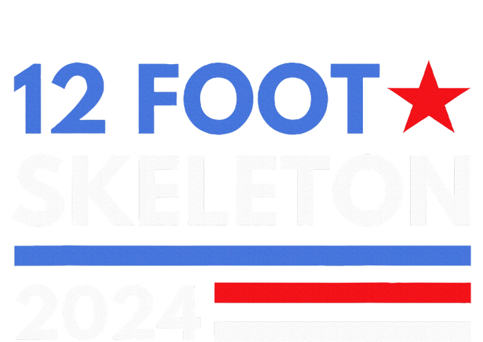 12 Foot Skeleton 2024 Giant Skelly Funny Election Humor Yupoong Adult 5-Panel Trucker Hat