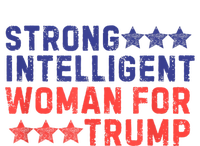 Strong Intelligent Woman For Trump Girl Maga Patriotic Usa Women's T-Shirt