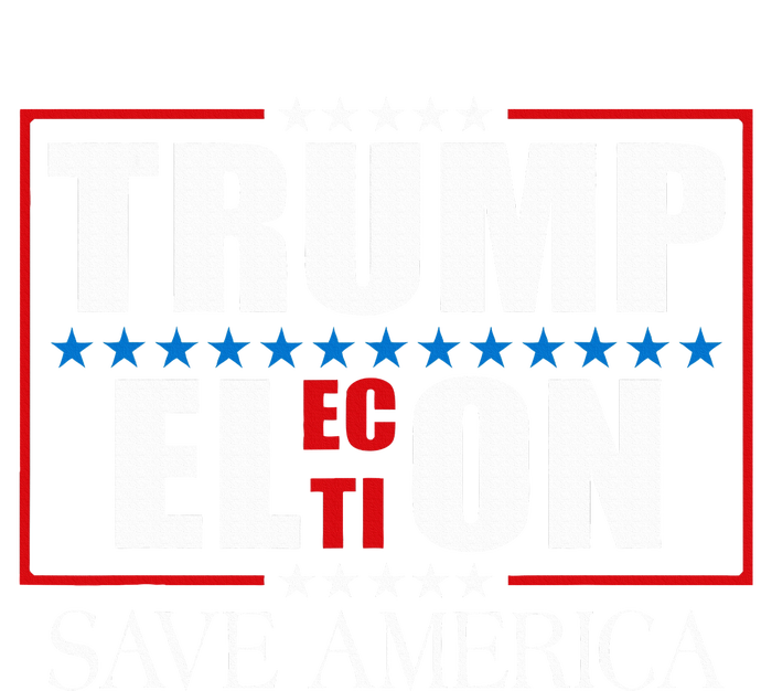 Trump Election Usa Flag Trump Elon Save America T-Shirt