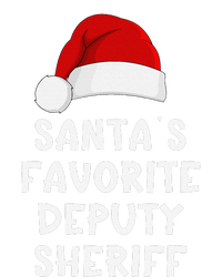 Christmas SantaS Favorite Deputy Sheriff Funny Xmas Pajama T-Shirt