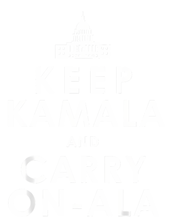 Keep Kamala And Carry On Ala Funny Harris White House Hooded Wearable Blanket