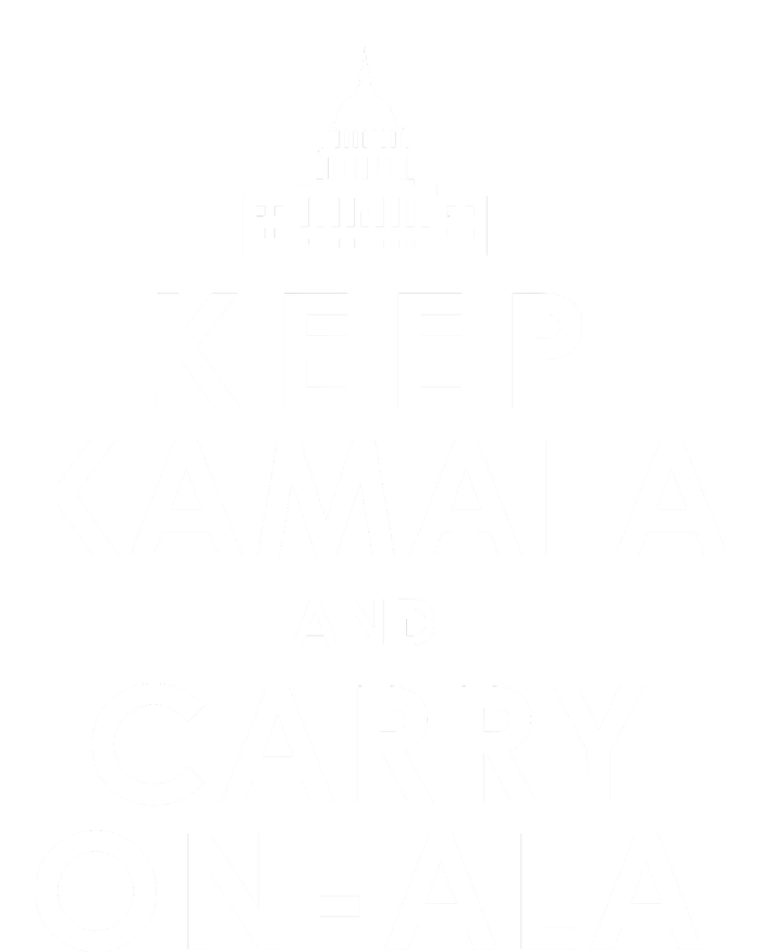 Keep Kamala And Carry On Ala Women's V-Neck T-Shirt