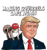 Make Squirrels Safe Again Trump 2024 Squirrels Long Sleeve Pajama Set