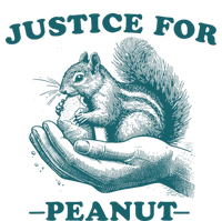 Justice For Peanut The Squirrel Peanut Squirrel Women's Racerback Cropped Tank